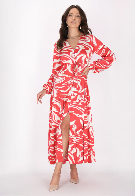 Faina Kleid Damen verrottetes Wollweiß - Image 3