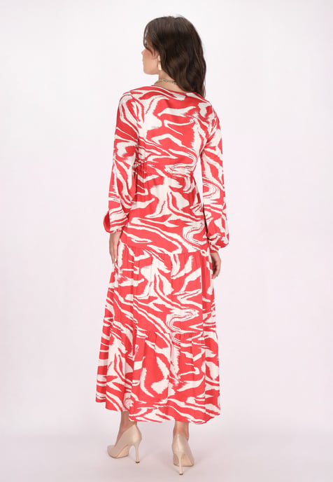 Faina Kleid Damen verrottetes Wollweiß - Image 4