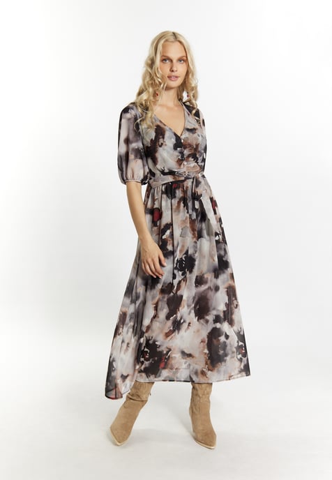 IZIA Kleid Damen Schwarz Mehrfarbig - Image 2