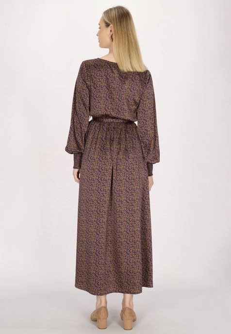 usha Kleid Damen Violett Curry - Image 4