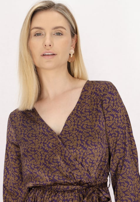 usha Kleid Damen Violett Curry - Image 5