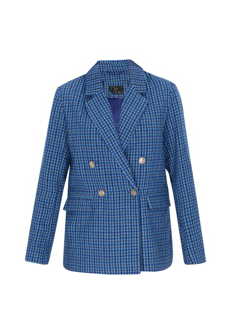 Faina Jacke Frauen blau mehrfarbig - Image 1