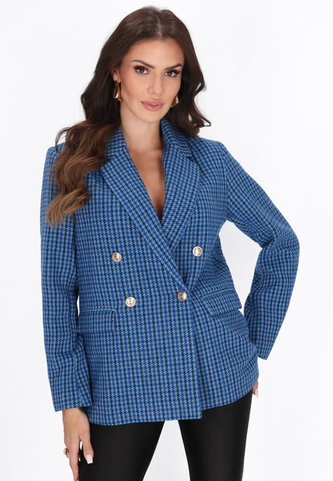 Faina Jacke Frauen blau mehrfarbig - Image 3
