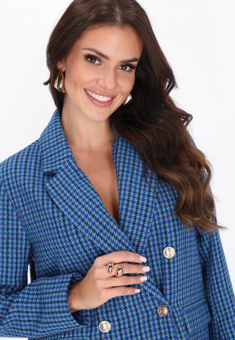 Faina Jacke Frauen blau mehrfarbig - Image 5