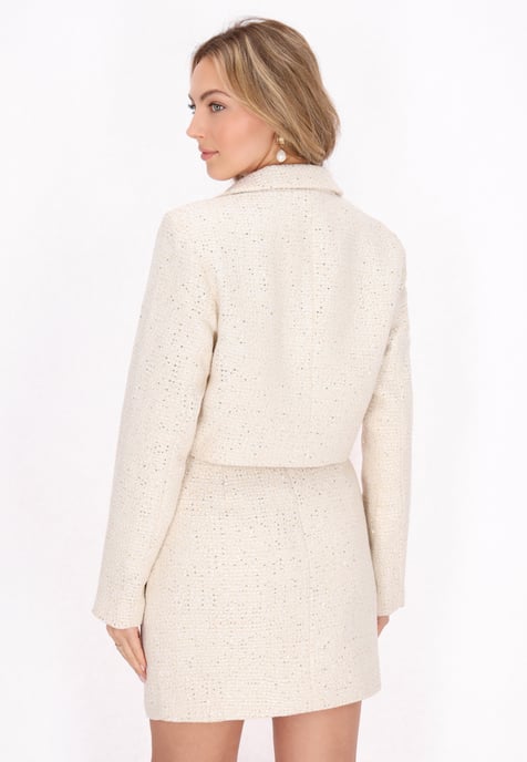 Faina Jacke Frauen cremefarben - Image 4