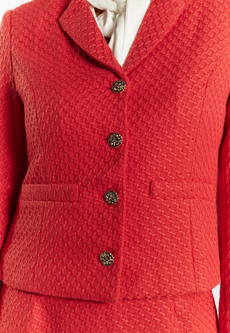Faina Bouclé-Jacke Damen verrotten - Image 5