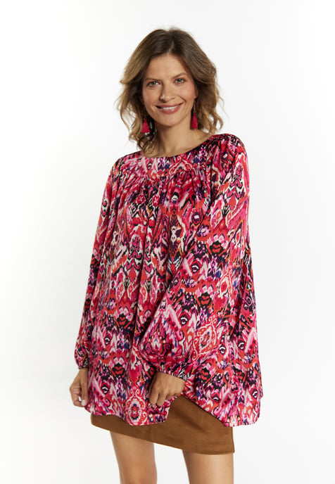 usha Bluse Damen Rosa Mehrfarbig - Image 3