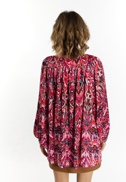 usha Bluse Damen Rosa Mehrfarbig - Image 4