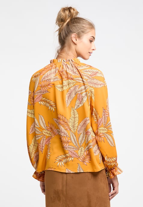 IZIA Blusenshirt Damen Orange Mehrfarbig - Image 4