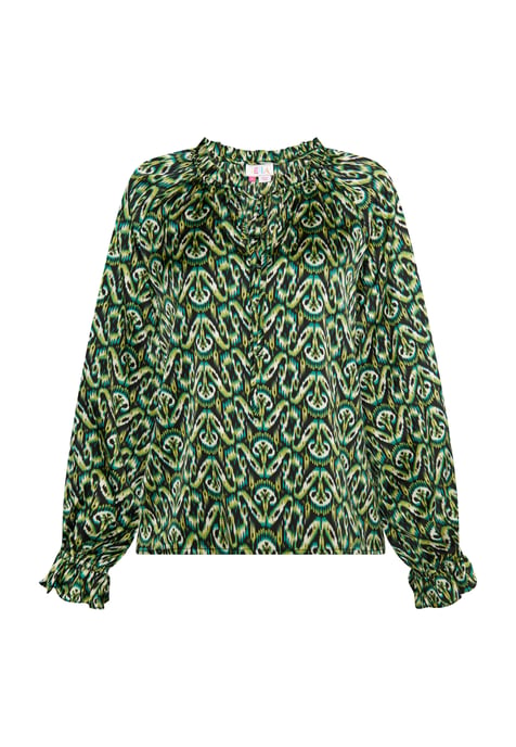 IZIA Bluse Damen Grün Mehrfarbig - Image 1