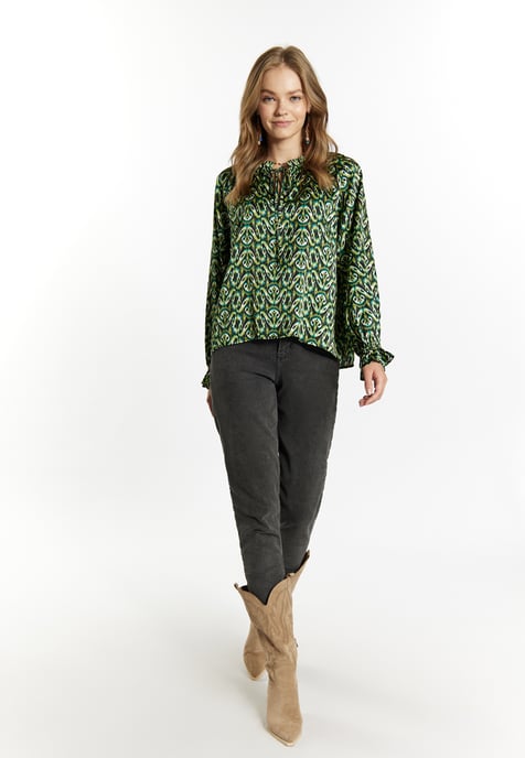 IZIA Bluse Damen Grün Mehrfarbig - Image 2