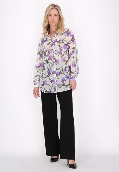 usha Bluse Damen Hellviolett Mehrfarbig - Image 2