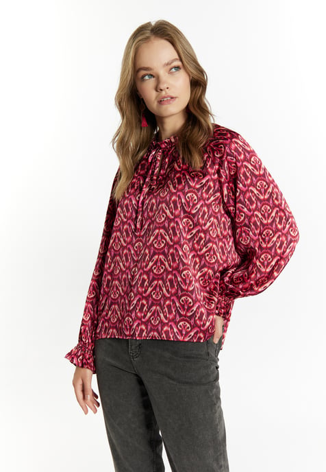 IZIA Bluse Damen Rosa Mehrfarbig - Image 3