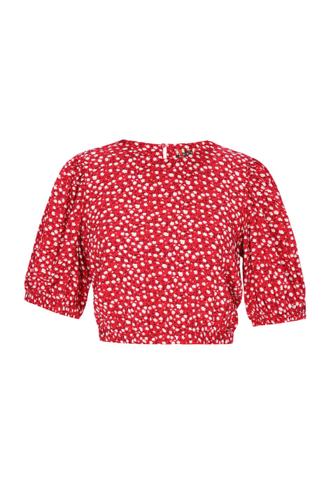 Mymo Bluse Frauen rot weiß - Image 1