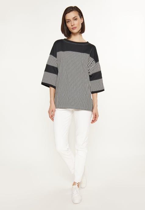 usha Bluse Frauen mehrfarbig schwarz - Image 2