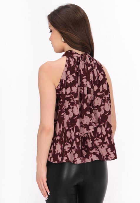 Faina Bluse Frauen Burgund - Image 4