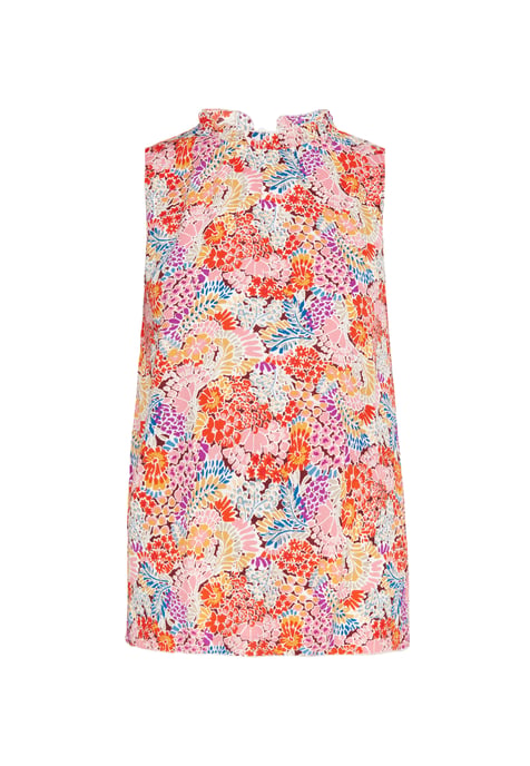 usha Bluse Frauen mehrfarbig rot - Image 1