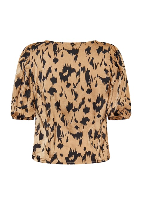 Faina Bluse Damen Kamel Mehrfarbig - Image 2