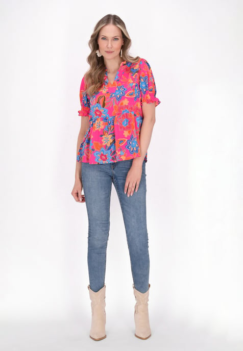 usha Bluse Frauen mehrfarbige Rose - Image 2