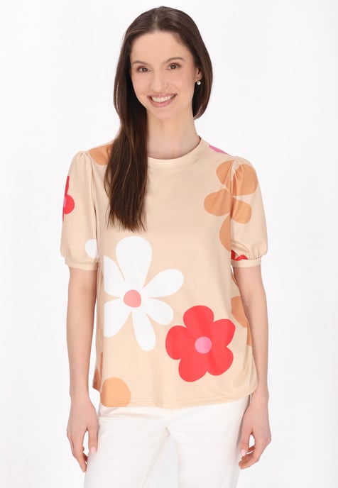 usha Bluse Frauen Aprikose - Image 3
