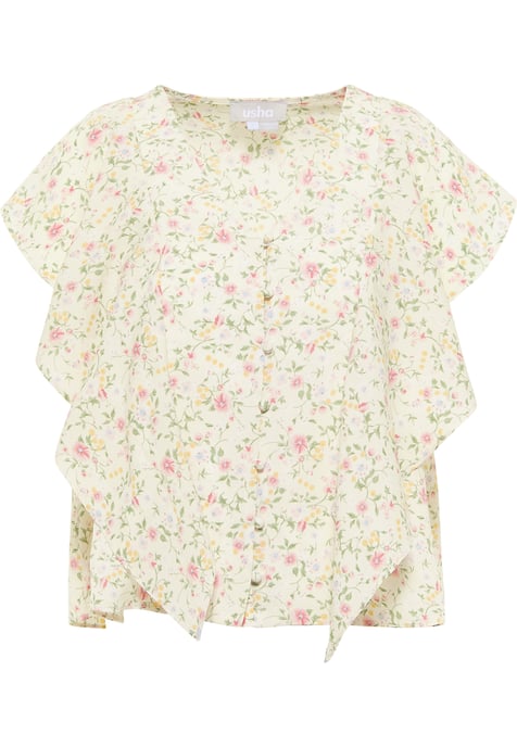 usha Blusenshirt Damen Weiss Mehrfarbig - Image 1