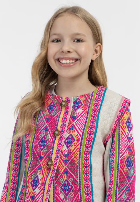 IZIA Jacke Mädchen Mehrfarbiges Pinkes Ethnomuster - Image 5