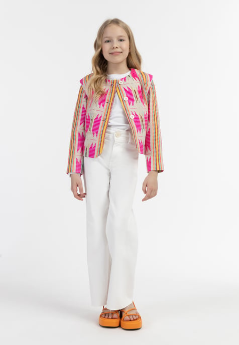 IZIA Jacke Mädchen Pinkes Inka Muster - Image 2
