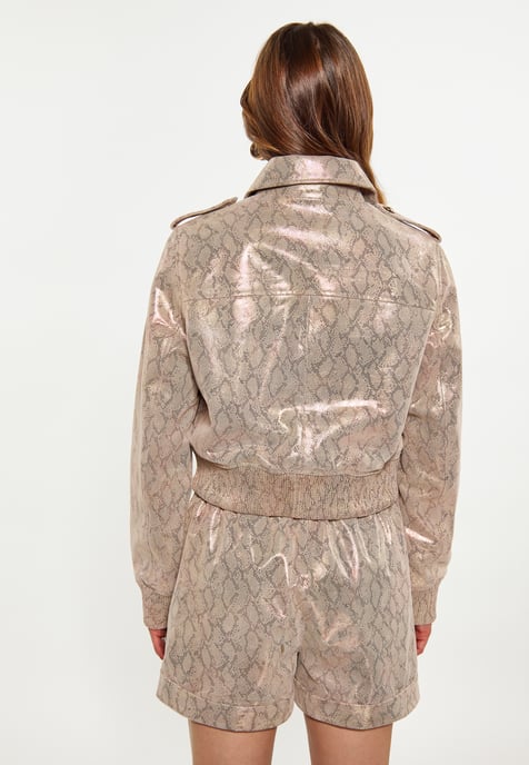 Faina Jacke Damen Regenbogen Schlange - Image 4