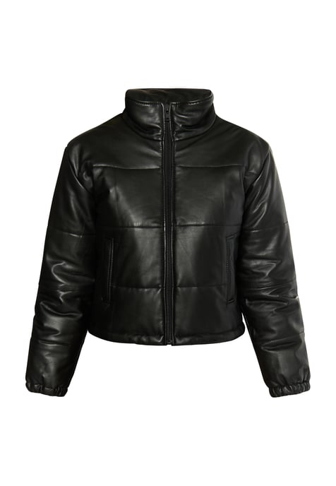 Faina Lederjacke Damen schwarz - Image 1