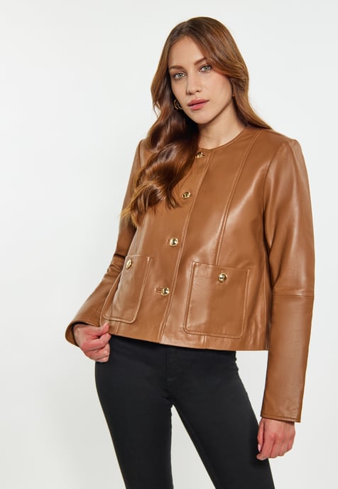 Faina Jacke Damen Kamel - Image 3
