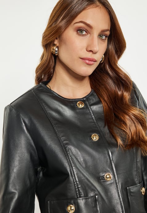Faina Jacke Damen schwarz - Image 5