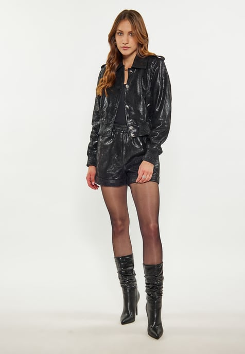 Faina Jacke Damen Schlange Schwarz - Image 2