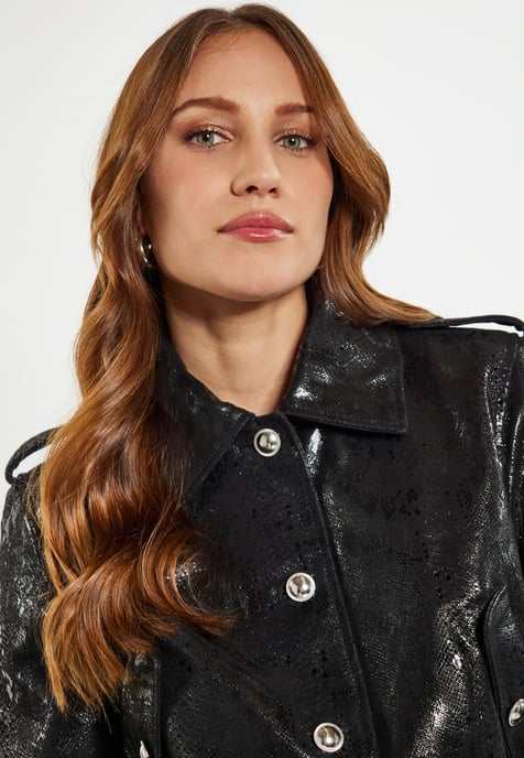 Faina Jacke Damen Schlange Schwarz - Image 5