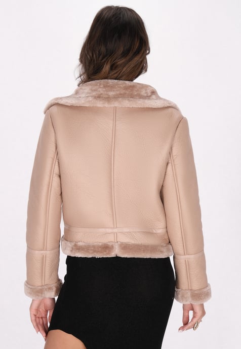 Faina Jacke Damen Beige - Image 4