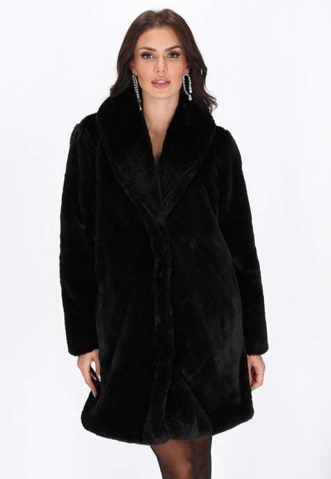Faina Mantel Frauen Schwarz - Image 3
