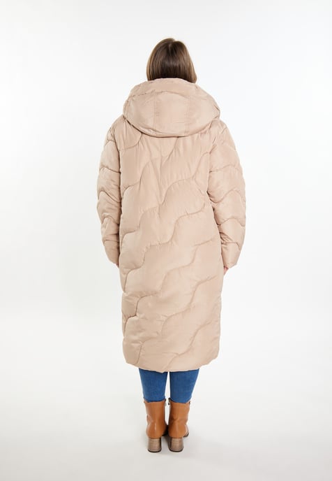 usha Langer Steppmantel Damen Beige - Image 3