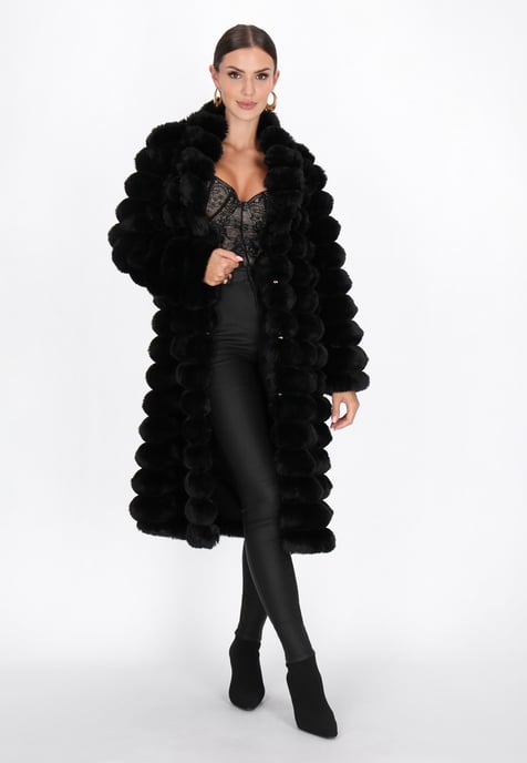 Faina Mantel Frauen Schwarz - Image 2