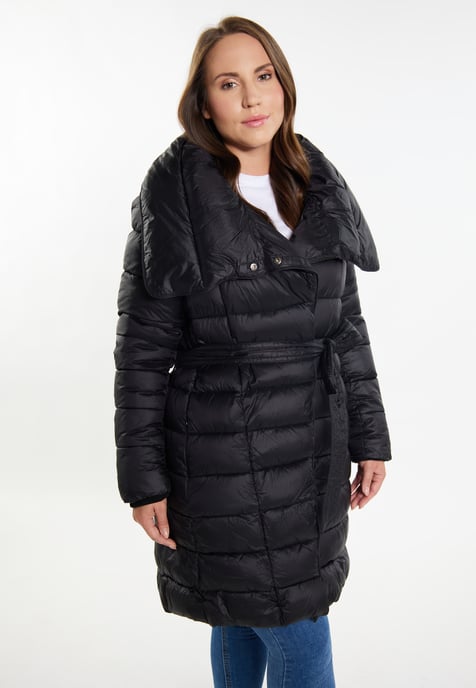 usha Steppmantel Damen schwarz - Image 3