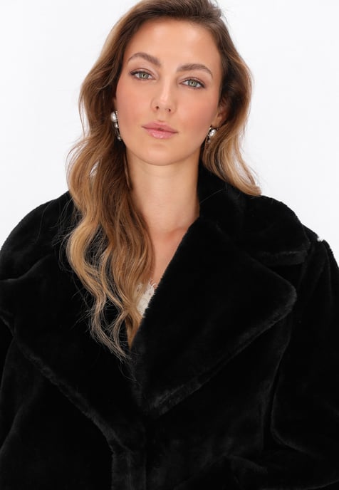 Faina Mantel Frauen Schwarz - Image 5