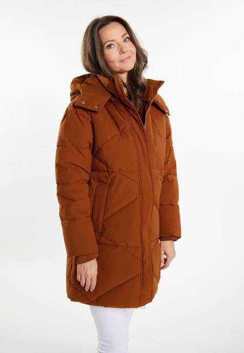 usha Steppmantel Damen Kamel - Image 3