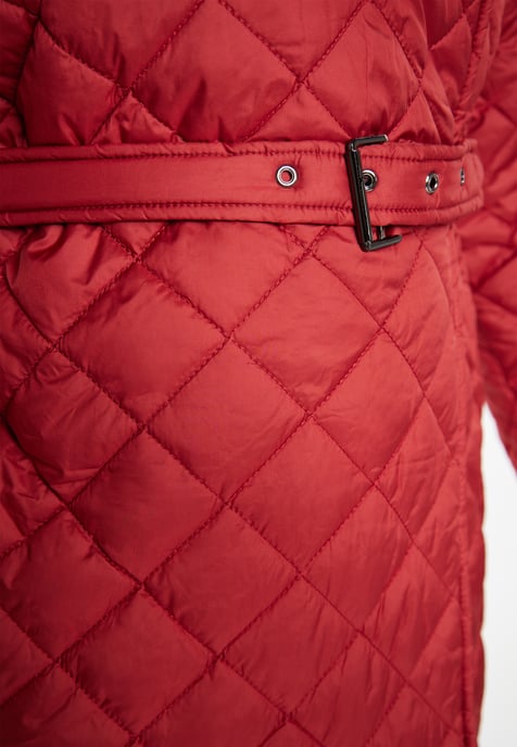 usha Steppmantel Damen Vintage Rot - Image 5