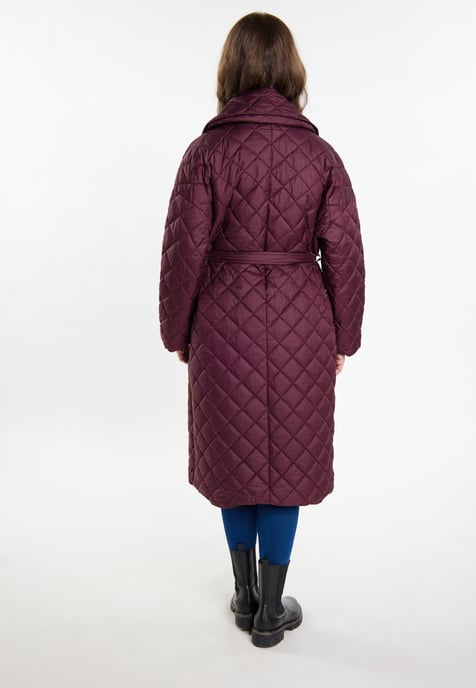 usha Steppmantel Damen weinrot - Image 3