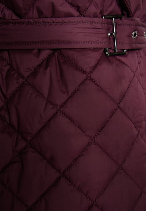 usha Steppmantel Damen weinrot - Image 5