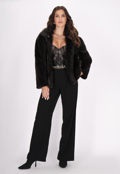 Faina Jacke Damen dunkelbraun - Image 2