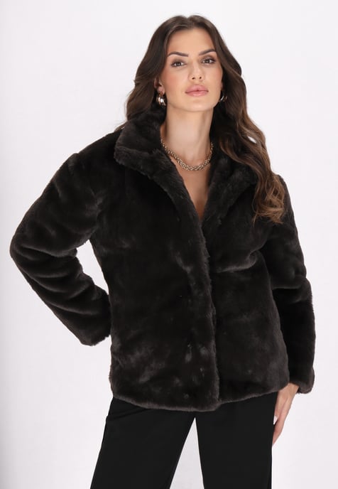 Faina Jacke Damen dunkelbraun - Image 3
