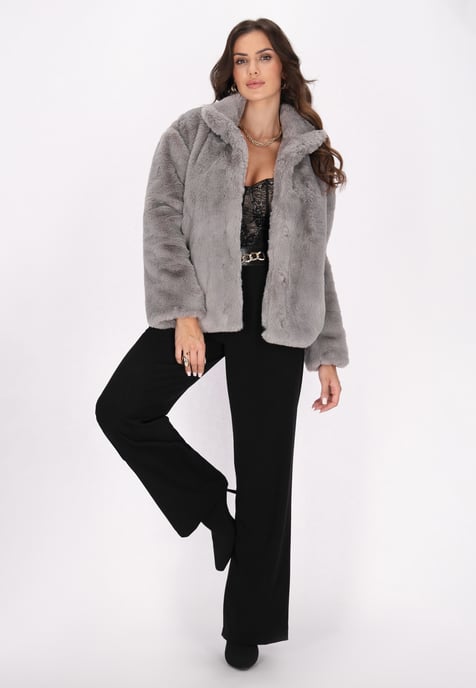 Faina Jacke Damen grau - Image 2