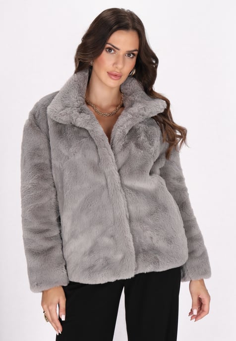Faina Jacke Damen grau - Image 3