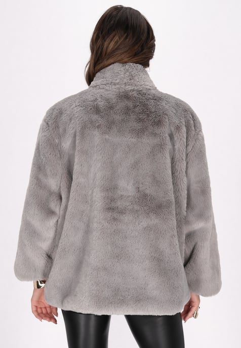 Faina Jacke Damen grau - Image 4