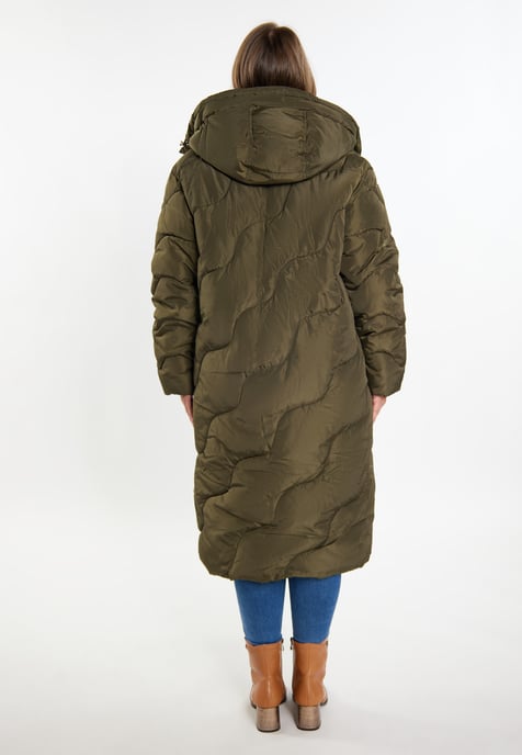 usha Langer Steppmantel Damen oliv - Image 3