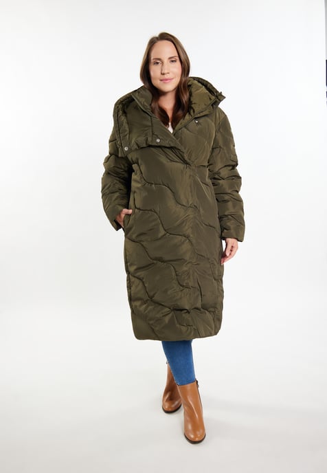 usha Langer Steppmantel Damen oliv - Image 4